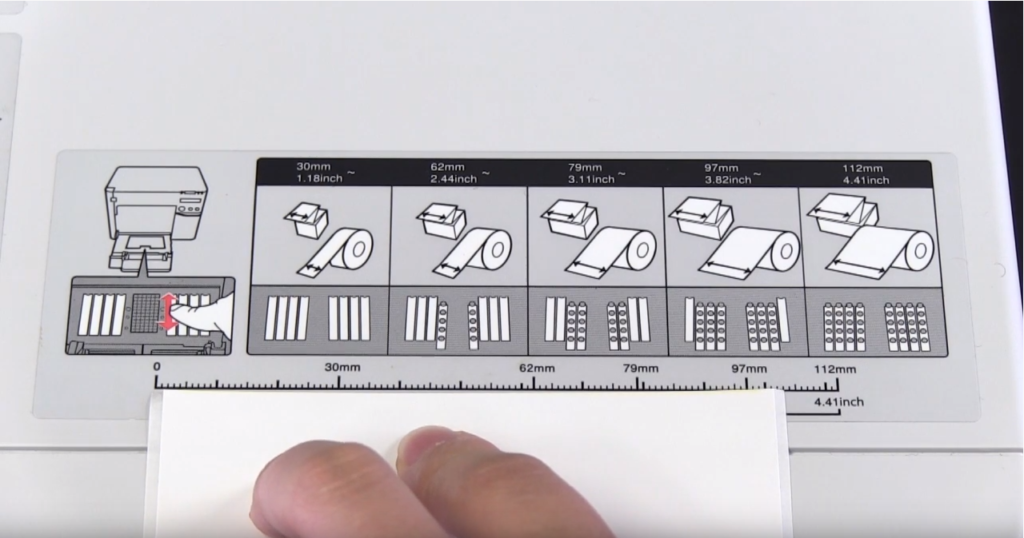 Measure Your Label Roll on the Epson TM-C3500